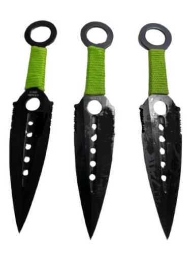 CUCHILLO PARA LANZAR X 3